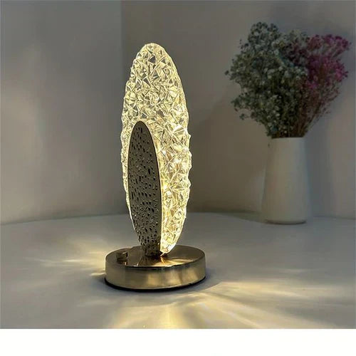 Elegante Draadloze Pauw Tafel Lamp met Verstelbare Verlichting
