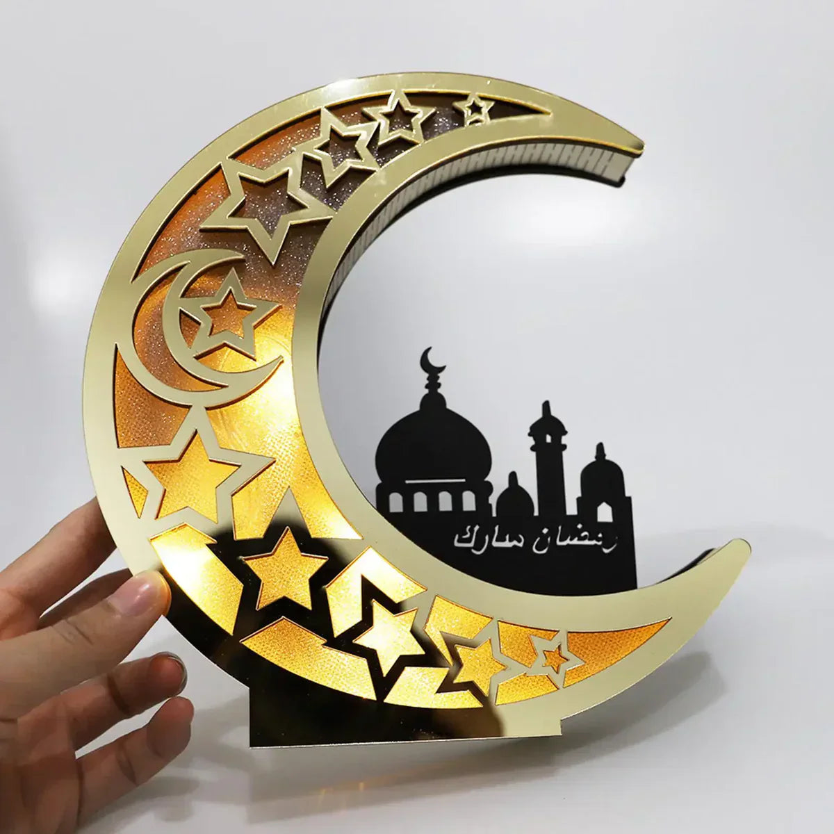Maanvormige LED Lamp voor Feestelijke Sferen