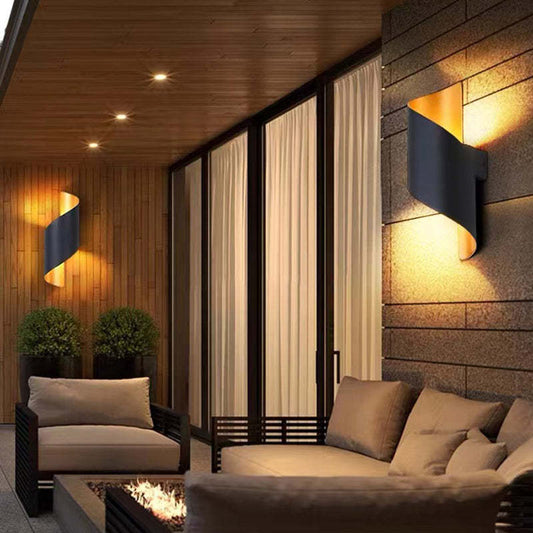 Moderne LED Wandlamp met Spiraalontwerp