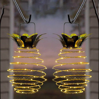 Betoverende Zonne-Ananas Tuinlamp voor Buitenverlichting