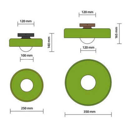 Moderne Ronde Plafondlamp voor Elegante Verlichting