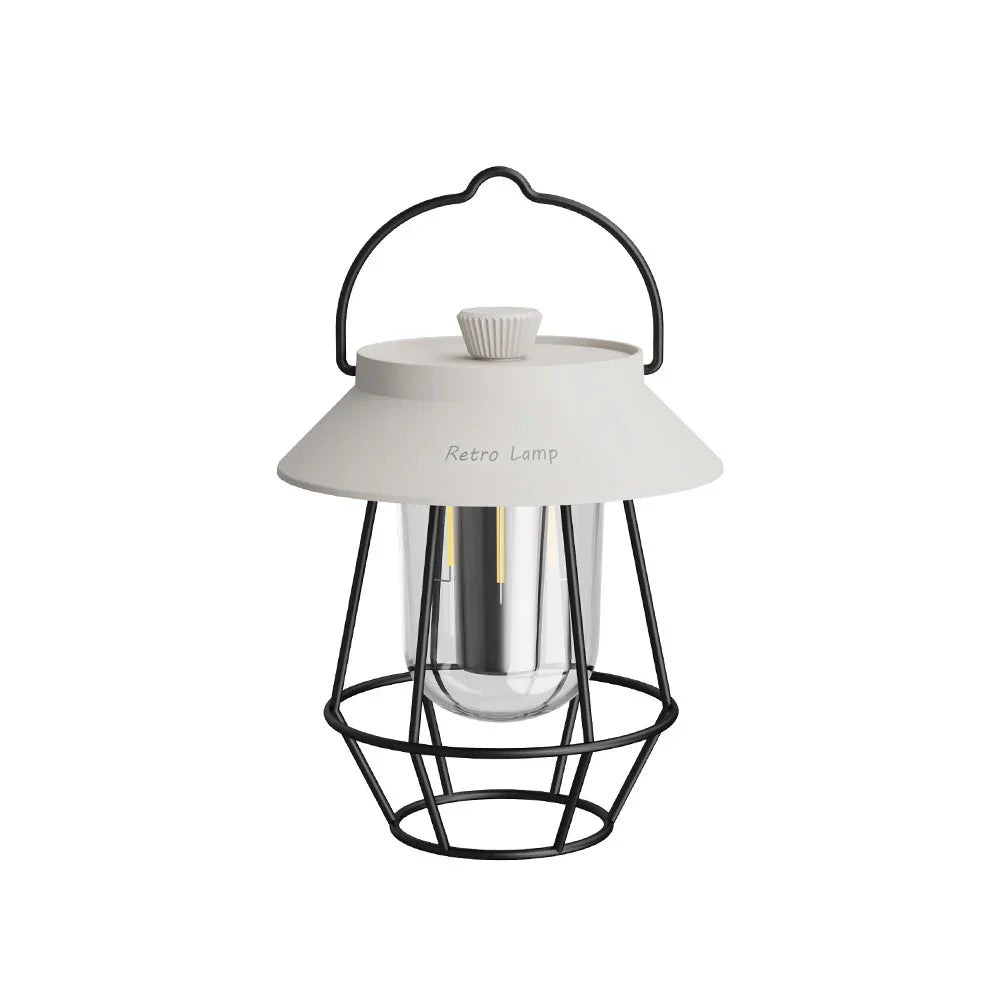 Retro LED Campinglamp voor Gezellige Avonden