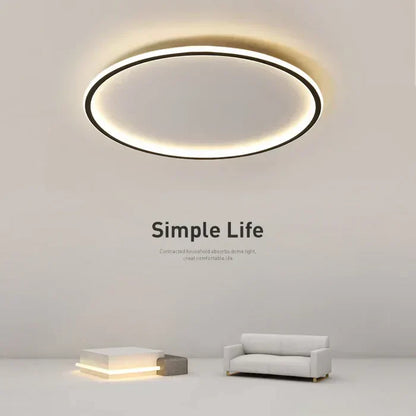 Elegante Scandinavische Ronde Plafondlamp voor Verlichting