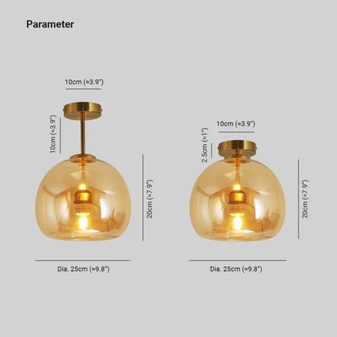 Stijlvolle LED Plafondlamp voor Gezellige Sfeer