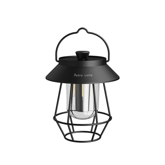 Retro LED Campinglamp voor Gezellige Avonden