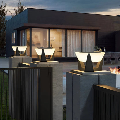 Elegante Zonne Tuinlamp in Japanse Stijl