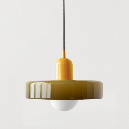 Artistieke Glazen Hanglamp voor Elegante Verlichting