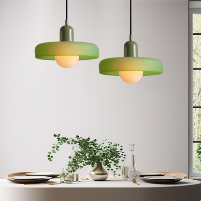 Artistieke Glazen Hanglamp voor Elegante Verlichting