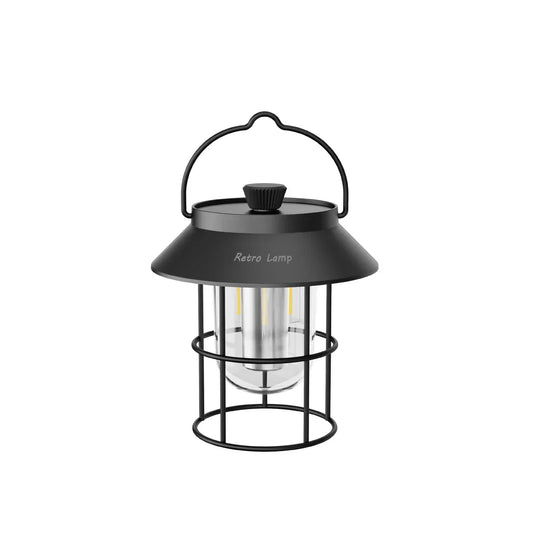 Retro LED Campinglamp voor Gezellige Avonden