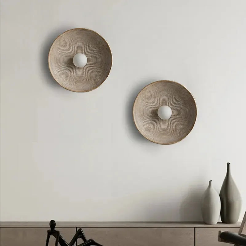 Elegante Japanse Wandlamp voor Serene Sfeer