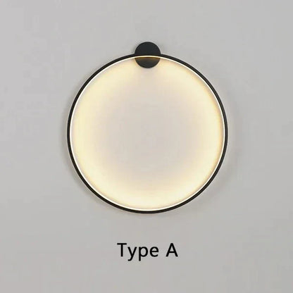 Elegante Minimalistische Ronde Wandlamp voor Sfeervolle Verlichting