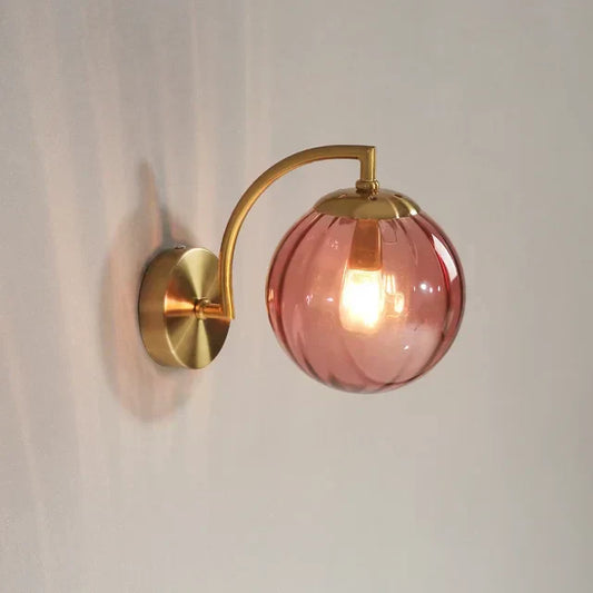 Elegante Glazen Wandlamp voor Luxe Verlichting