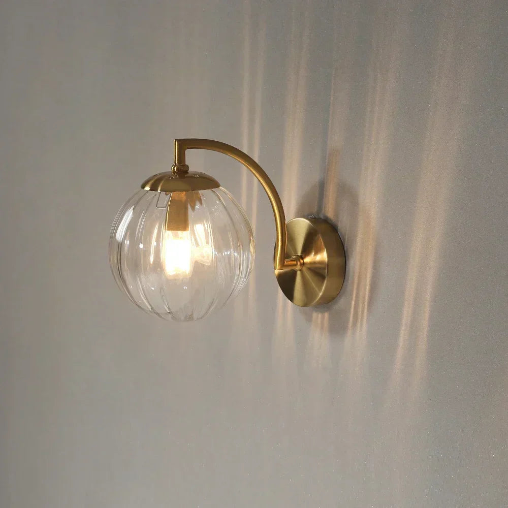 Elegante Glazen Wandlamp voor Luxe Verlichting