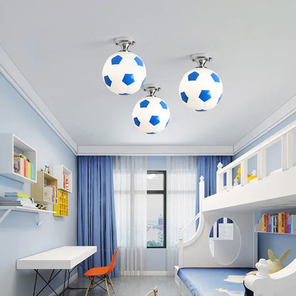 Speelse Voetbal LED Plafondlamp voor Kinderen