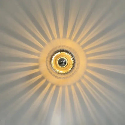 Elegante Bauhaus Wandlamp van Glas en Metaal