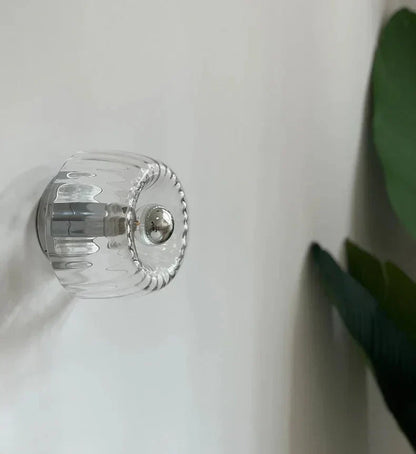 Elegante Bauhaus Wandlamp van Glas en Metaal