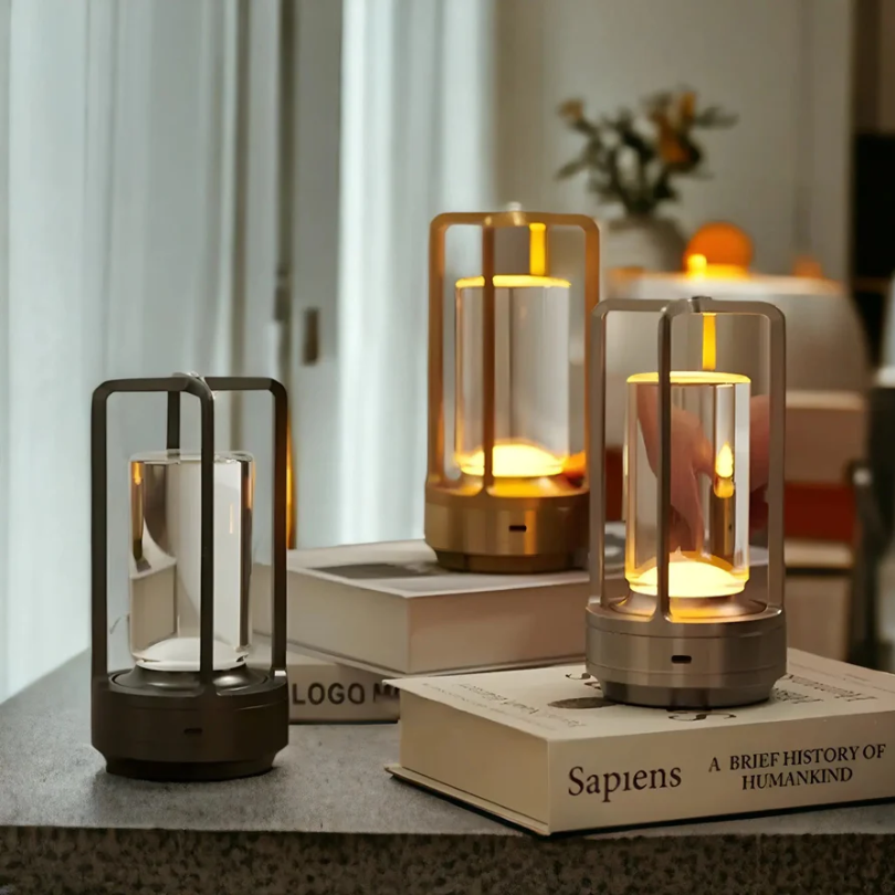Elegante Draadloze LED Tafel Lamp - Scandinavisch Design