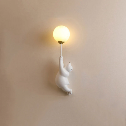 Schattige Berenvormige LED Wandlamp voor Kinderen