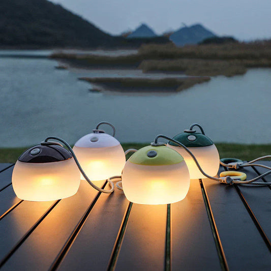 Vintage USB Campinglamp - Multifunctioneel Avonturenlicht