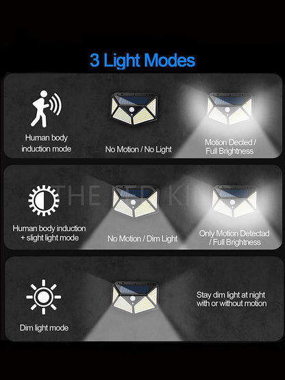 Stijlvolle Zonne LED Lamp met Bewegingssensor
