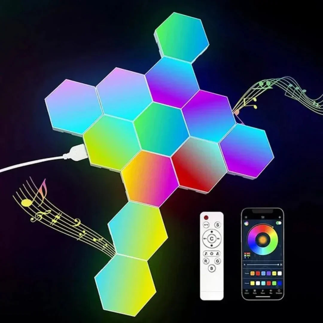 Interactieve Hexagonale LED Verlichting voor Elke Sfeer